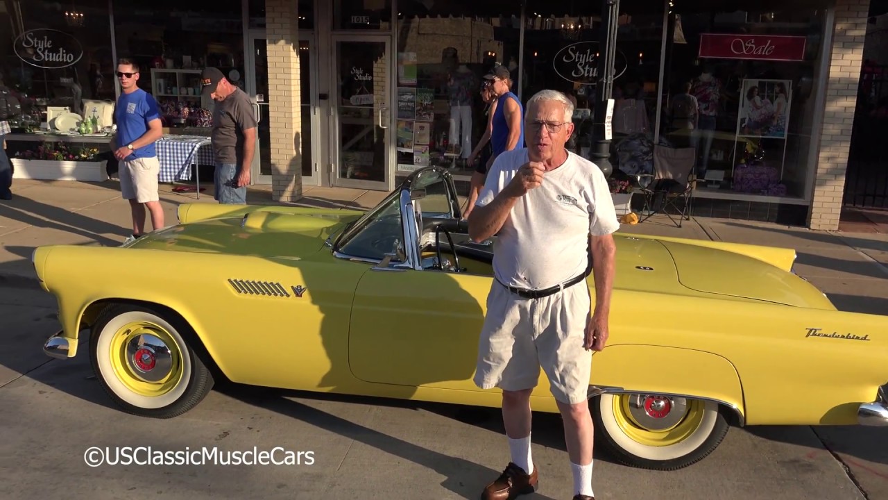 Where is the Convertible Top Stored - Never Guess on this 1955 Ford Thunderbird