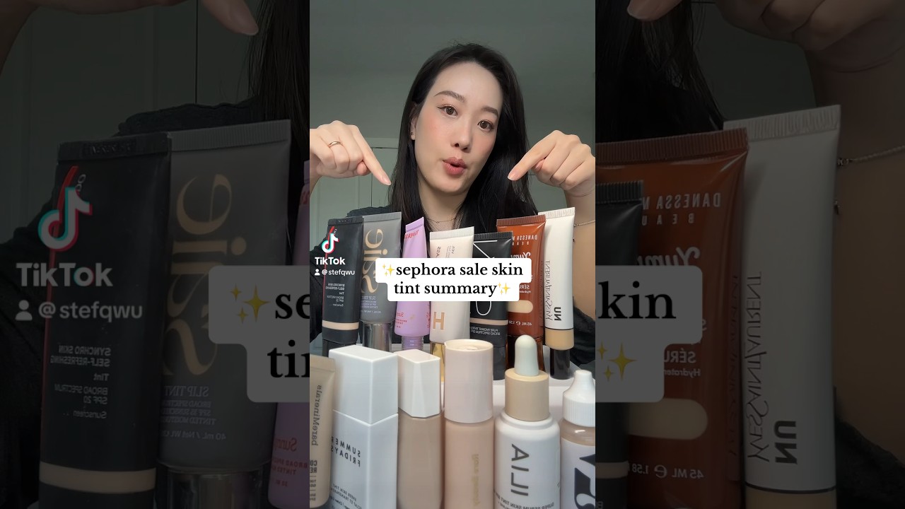 Обзор тинтов для лица из распродажи Sephora! Лучшие варианты с легким матовым и сияющим эффектом?...
