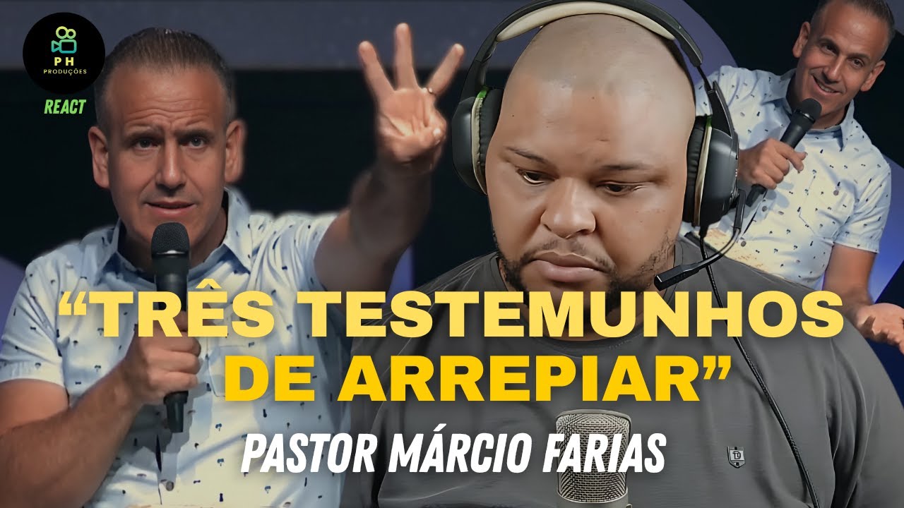 ✅️TRÊS VEZES QUE O PASTOR MÁRCIO FARIAS ABALOU A IGREJA 😭SEQUÊNCIA DE TESTEMUNHOS FORTES✔️