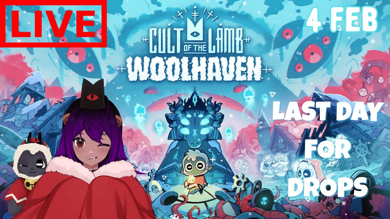 4 Feb✨ Cult of The Lamb Woolhaven Playthrough, FINALE 🐑