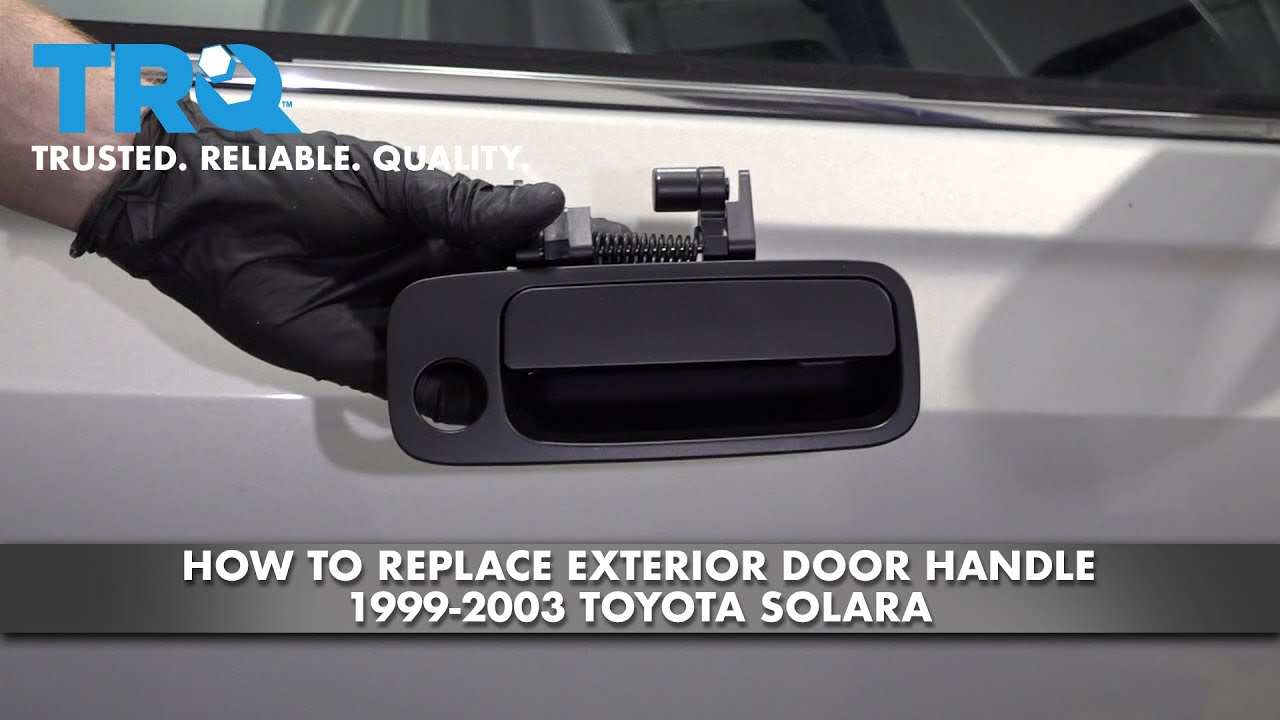 How To Replace Door Handle 1999-2003 Toyota Solara