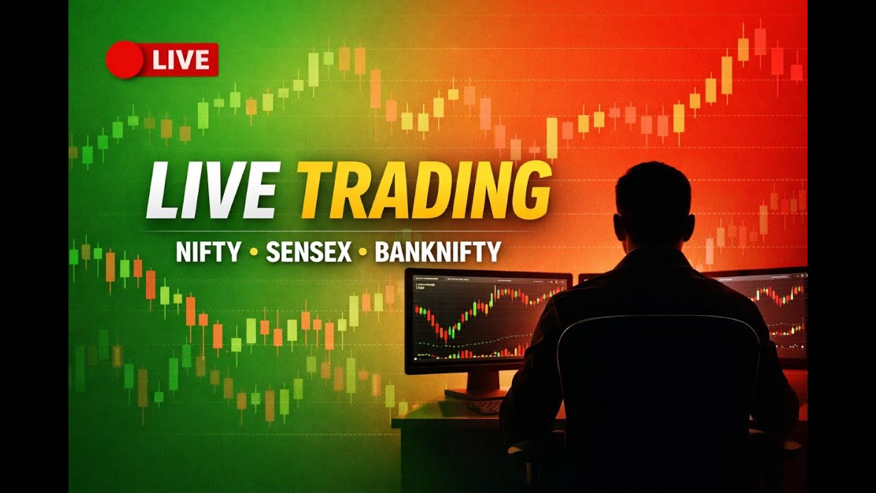 Live Trading | 29 jan | Nifty and Sensex live trading 