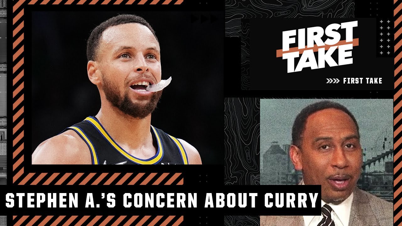 Stephen A. has an 'EXTREME' concern about Steph Curry heading into Game 4 👀 | First Take