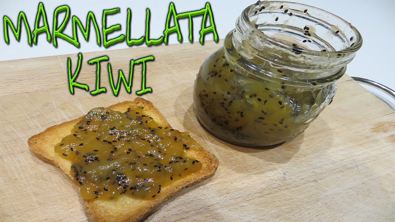 MARMELLATA di KIWI fatta in casa col BIMBY