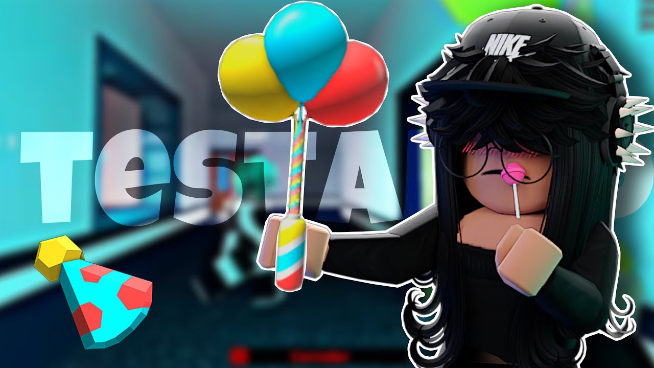 TESTANDO A PARTY BALLONS 🎈 | FLEE THE￼ FACILTY FTF (Roblox)