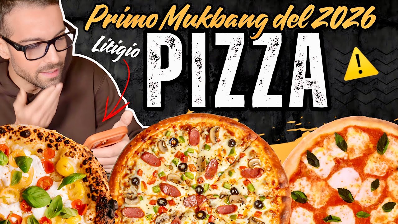 È TUTTO SBAGLIATO STA ANDANDO TUTTO AL CONTRARIO! | Mukbang Pizza 🍕