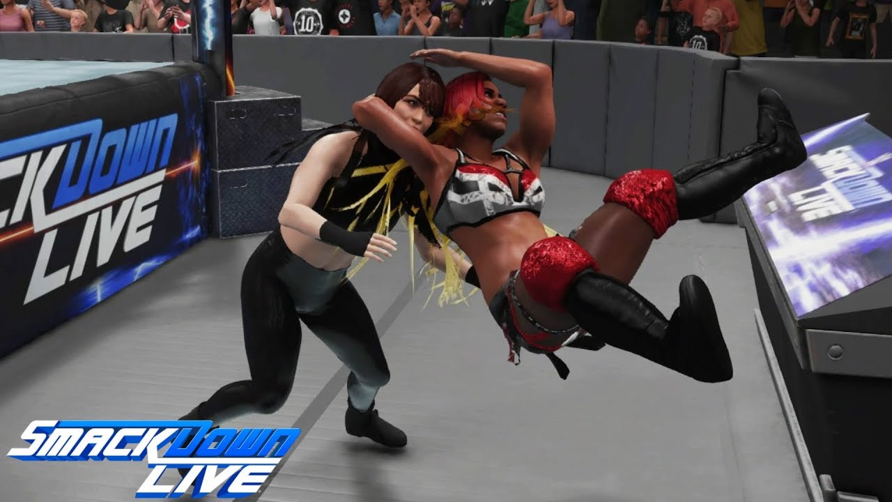 WWE 2K19 SMACKDOWN LIVE IO SHIRAI VS EMBER MOON