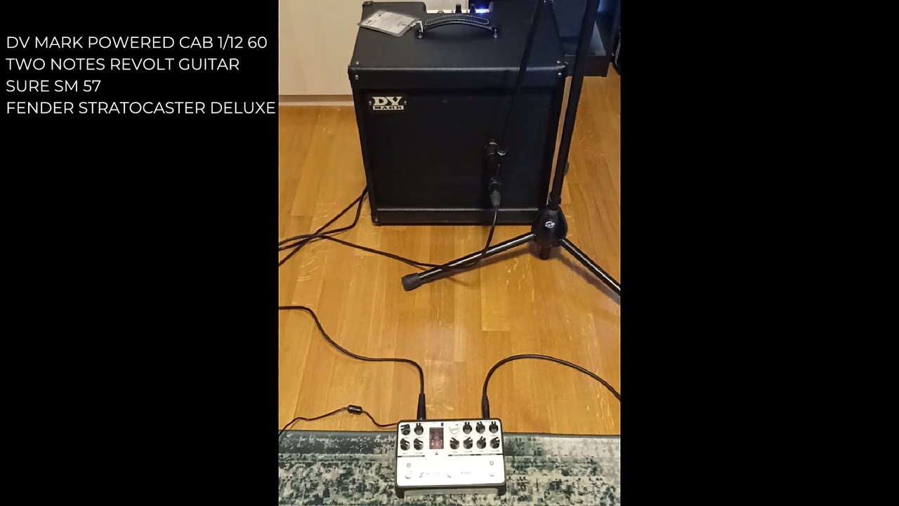 DV Mark Powered Cab & Two Notes ReVolt