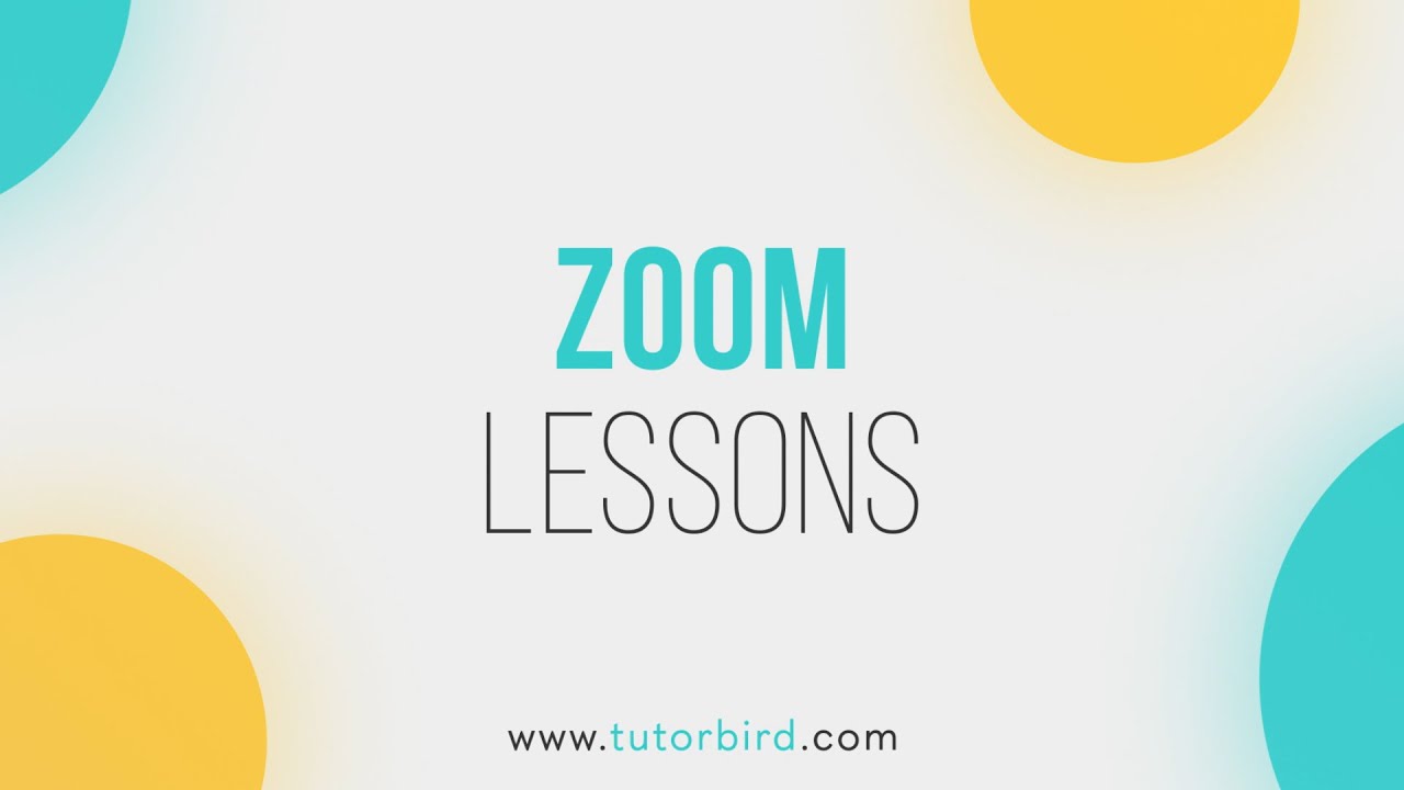 Zoom Lessons