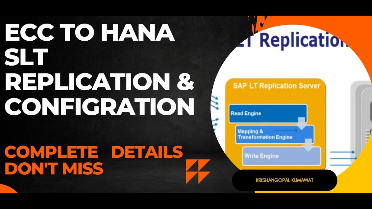 Репликация и настройка SAP HANA SLT. Сессия 3.