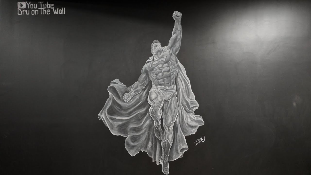 Drawing Superman