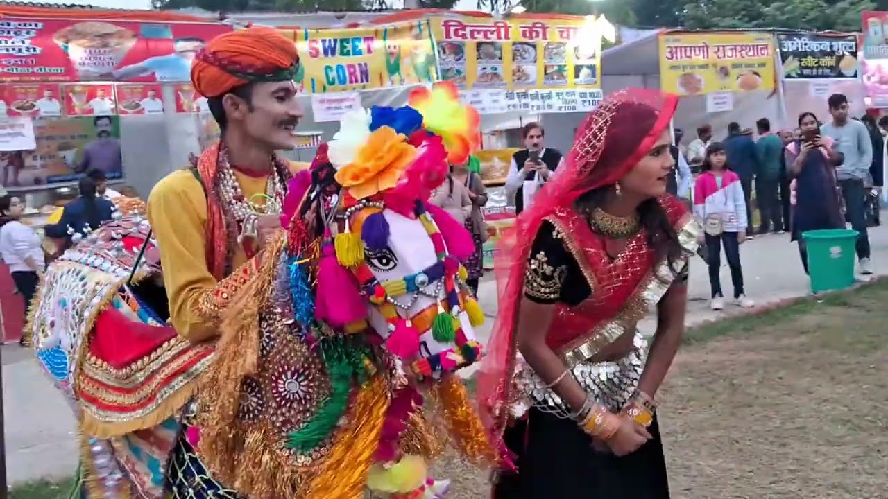 Shilp mela prayagraj 2023||rajasthani dance #shilpmela #prayagraj #rajasthanidance #prayagrajvlog