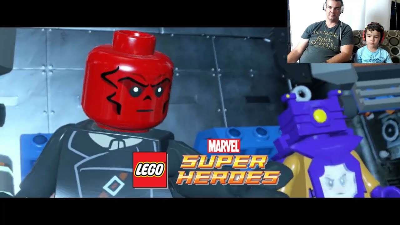 Red Head Detention and Boss Battle | Red Skull Level | Lego Marvel SuperHeroes