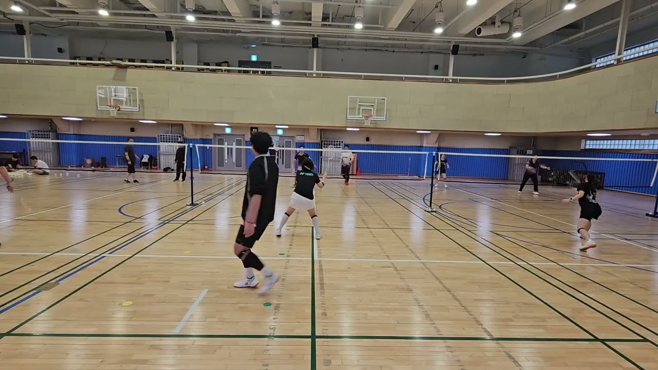 260311(지훈님.윤정님)VS(골드님.정우님)#배드민턴 경기영상