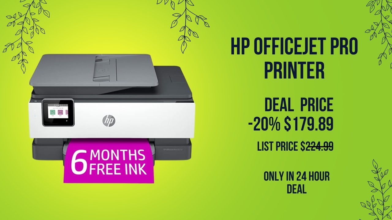 HP OfficeJet Pro 8025e Wireless Color All-in-One Printer  LUXURY PRODUCT