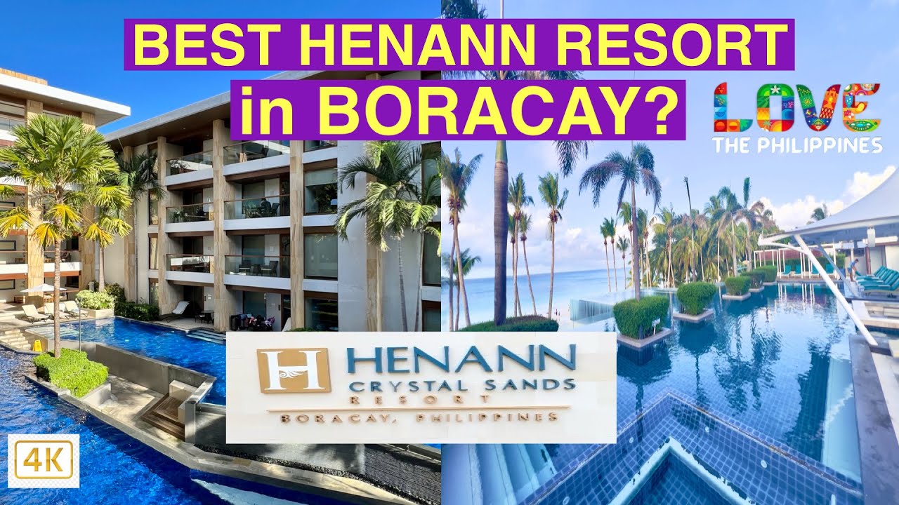 Курорт Henann Crystal Sands на Боракае | Полный тур по отелю | Тур по номерам Deluxe и Premier