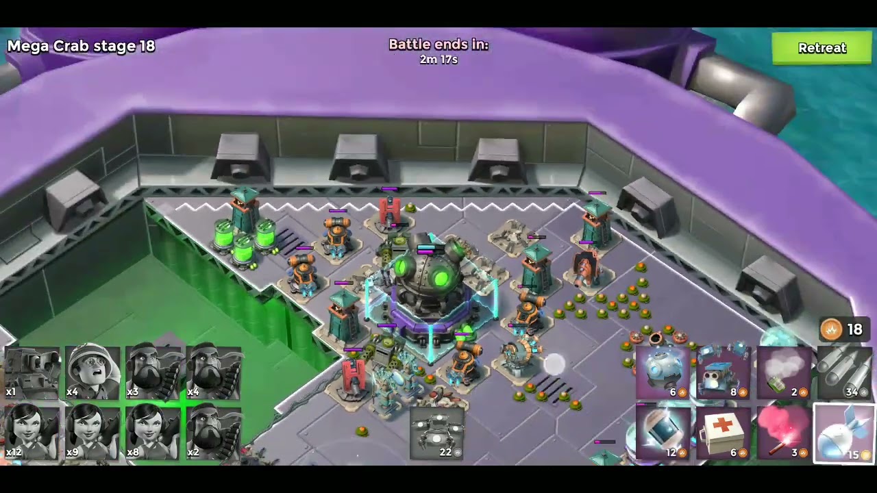 Boom Beach | Cryo Crab Stage 18