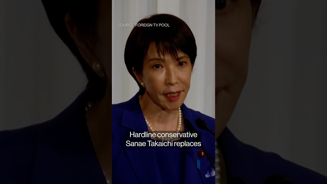 Sanae Takaichi becomes Japan's first female prime minister #politics