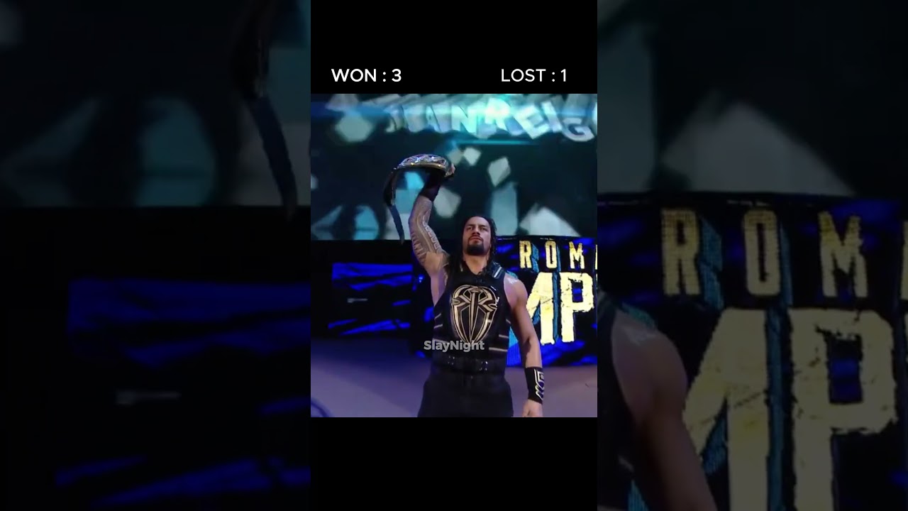 Every Roman Reigns PPV Match of 2016 in WWE