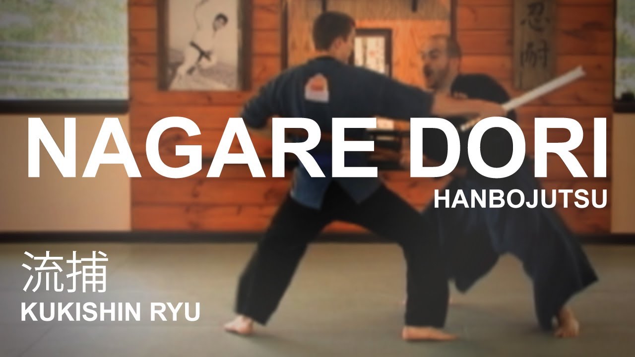 Hanbojutsu: Nagare Dori 流捕  Stick fighting technique  of the Kukishin Ryu