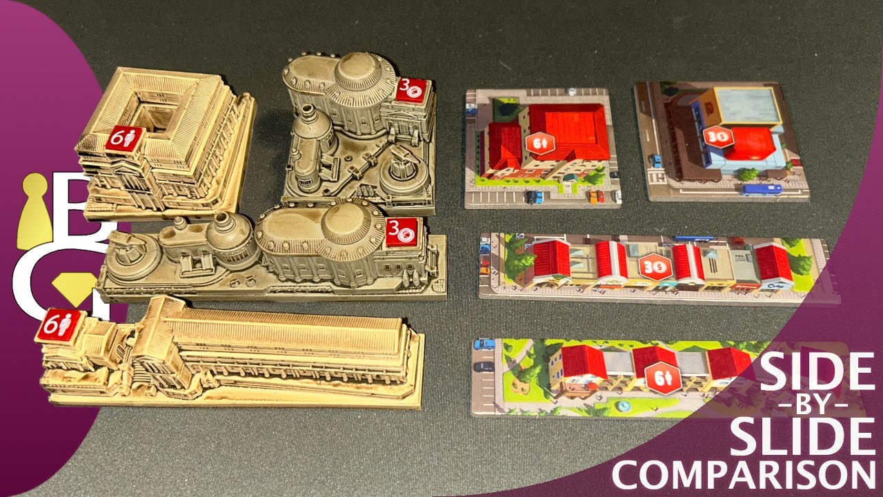 Foundations of Rome and of Metropolis — Side-by-Slide Board Game Comparison 👥
