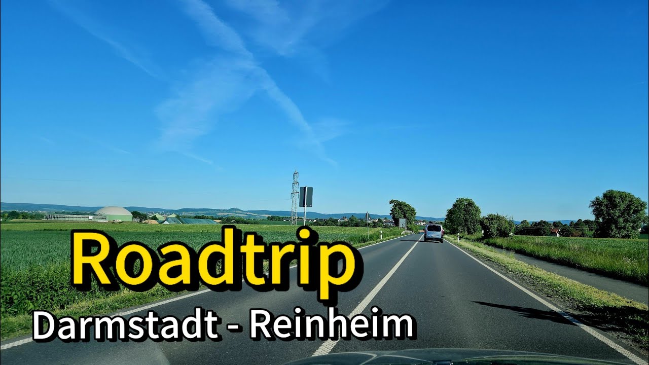 4k Roadtrip - Darmstadt to Reinheim #roadtrip #darmstadt #reinheim #germany #deutschland #alemania