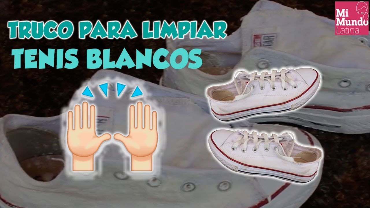 &iexcl;Trucos para dejar tus tenis blancos como nuevos! 👟