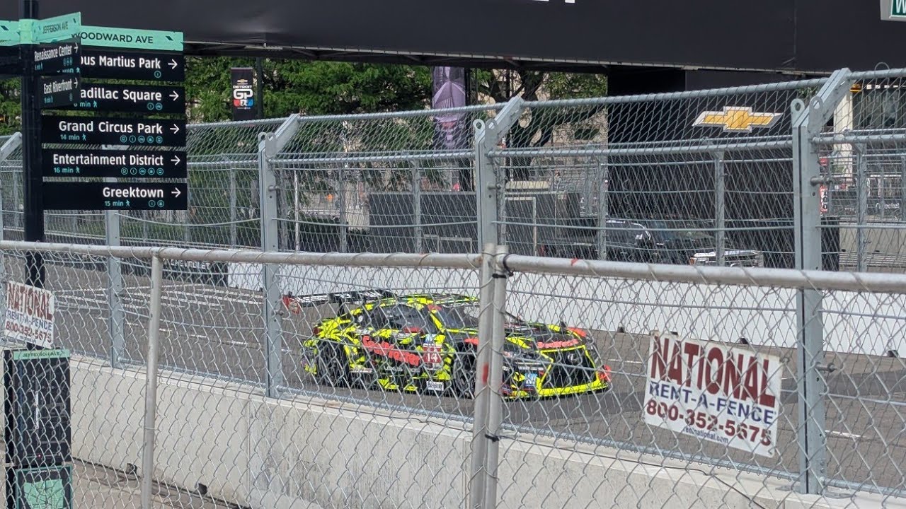 2025 IMSA Detroit morning practice harpin 