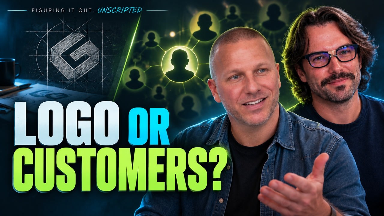Stop Perfecting Your Logo. Start Finding Customers.
