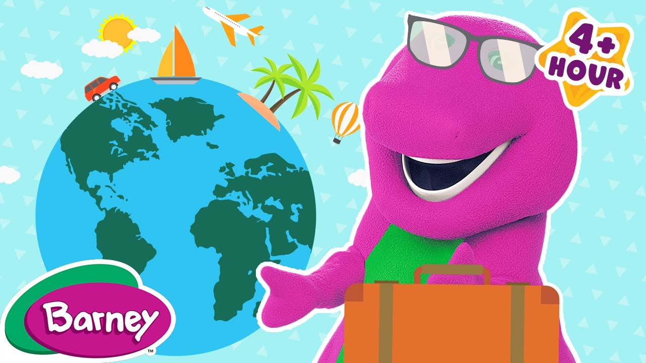 Traveling the World and Learning Different Cultures | Travel for Kids | Barney and Friends