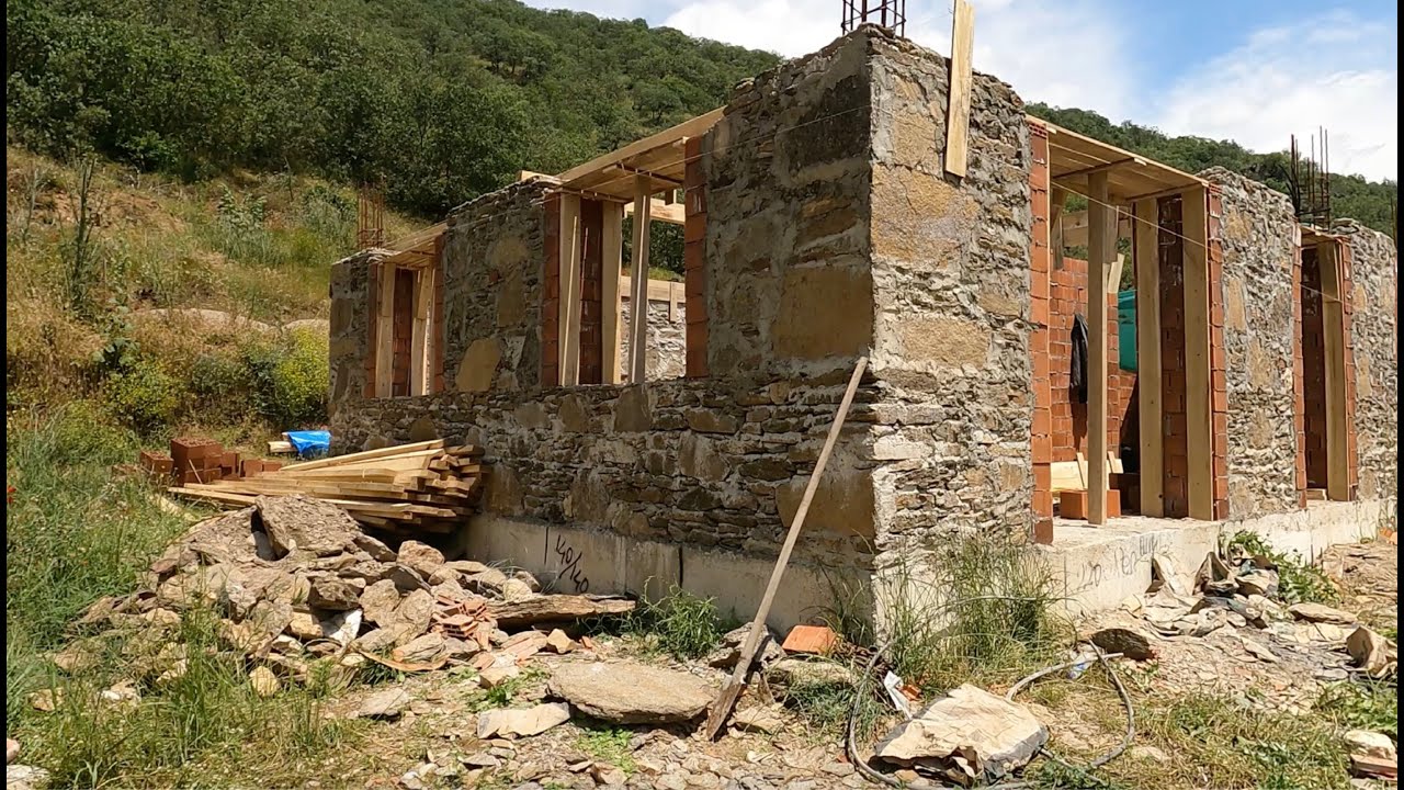 TAŞ EV YAPIMI / B&Ouml;L&Uuml;M 4 - İ&ccedil; duvarlar &ouml;r&uuml;ld&uuml;