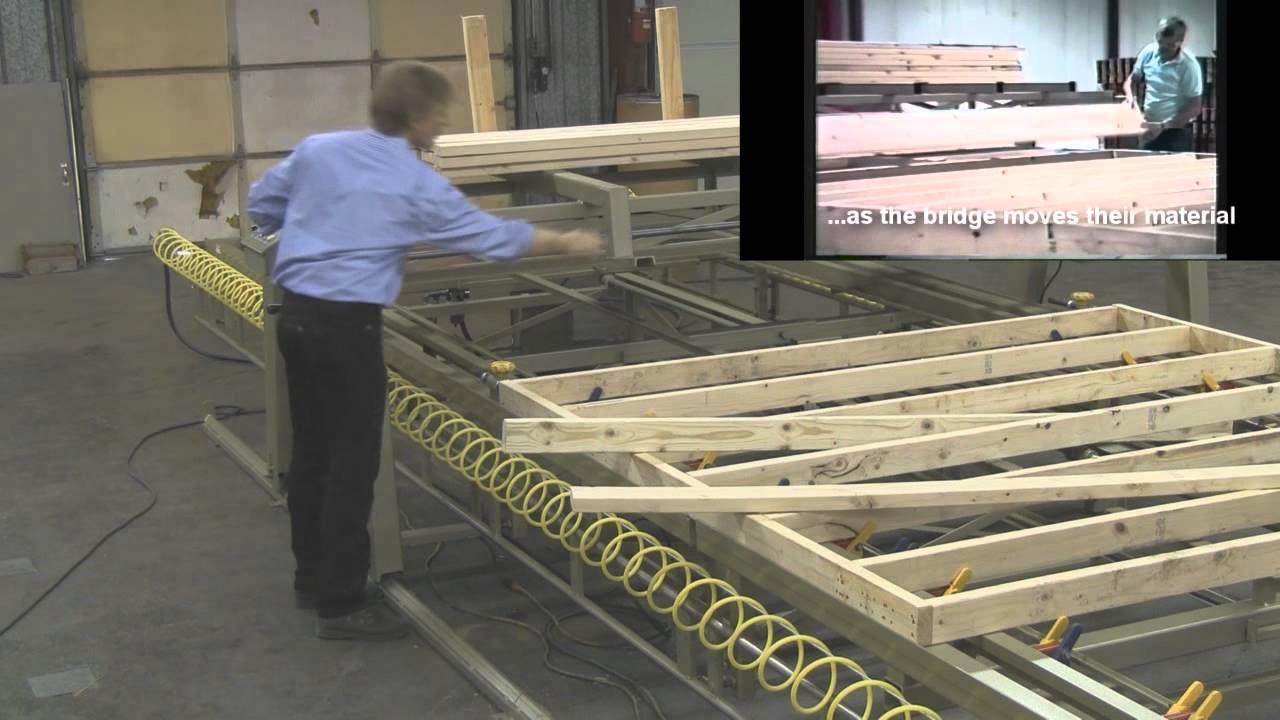 Diamond Quad Framing Table for the Modular Home Industry