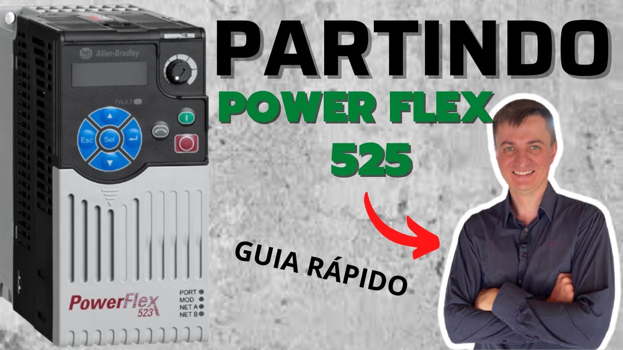 Como partir Power Flex 525 Allen Bradley