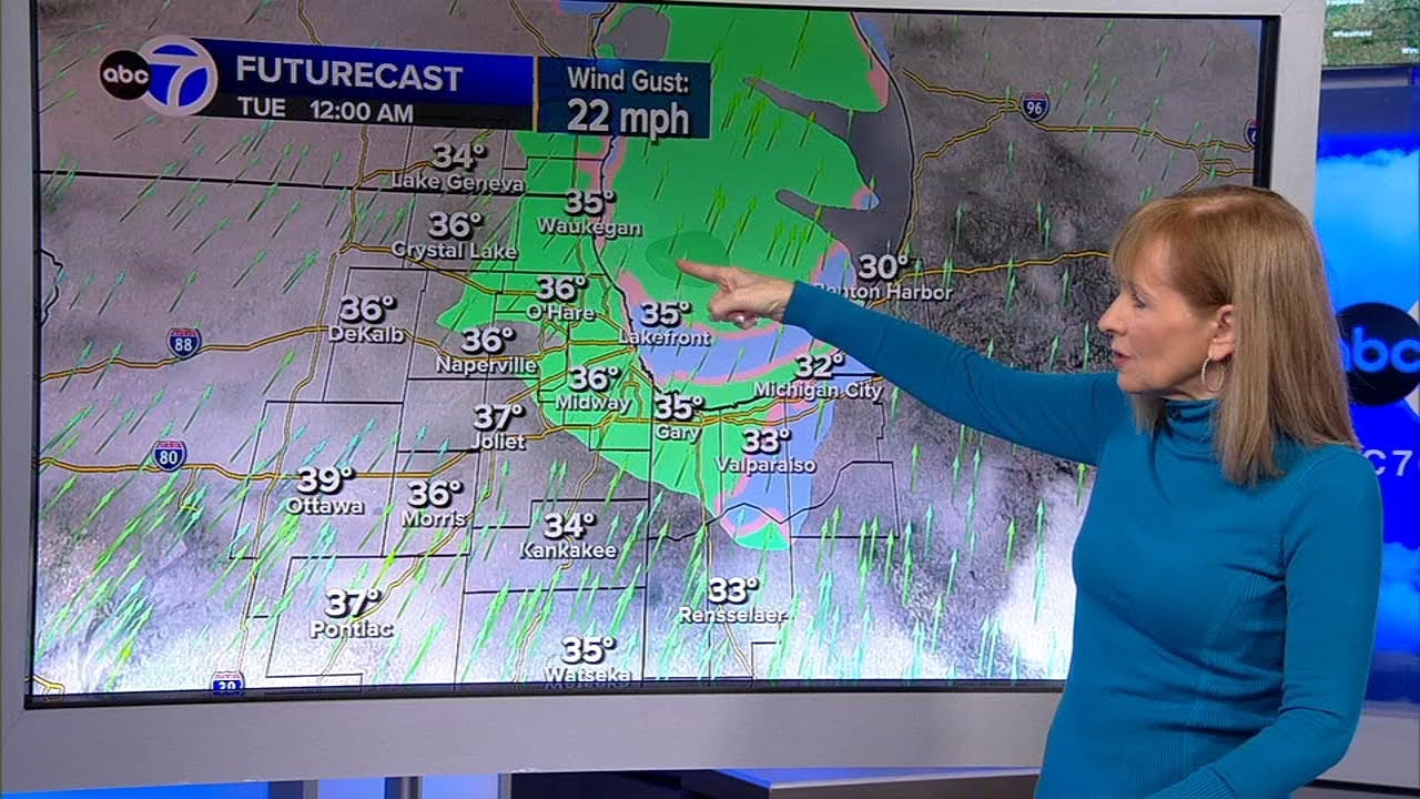 ABC7 AccuWeather Forecast Chicago: Monday, Feb. 09, 2026