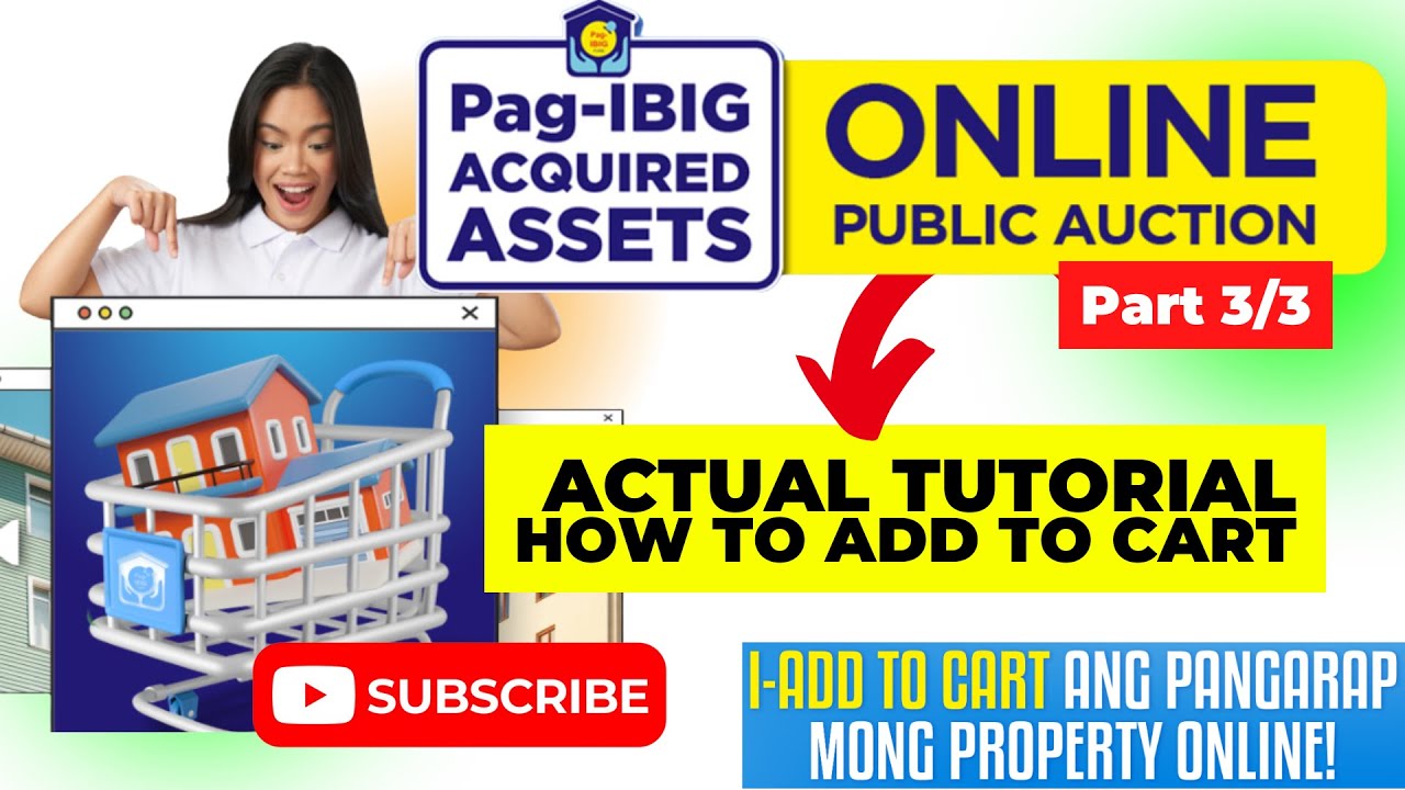 PAG-IBIG ONLINE PUBLIC AUCTION | ACTUAL TUTORIAL - ADD TO CART HOUSE