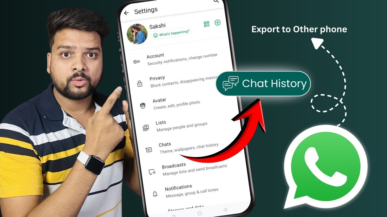 WhatsApp Chat History Kaise Nikale | How To Export WhatsApp Chat History