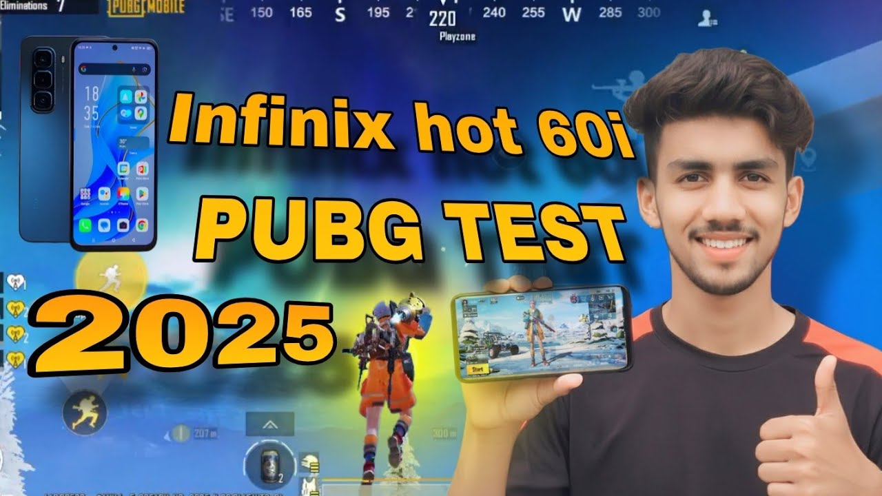 Infinix hot 60i PUBG TEST 