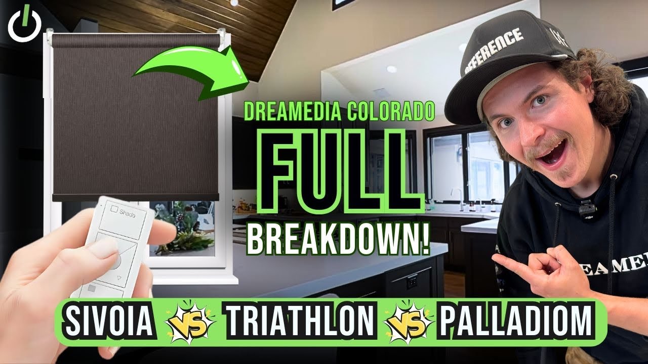 Lutron Sivoia VS Triathlon VS Palladiom Roller Shades - Window Treatments Colorado