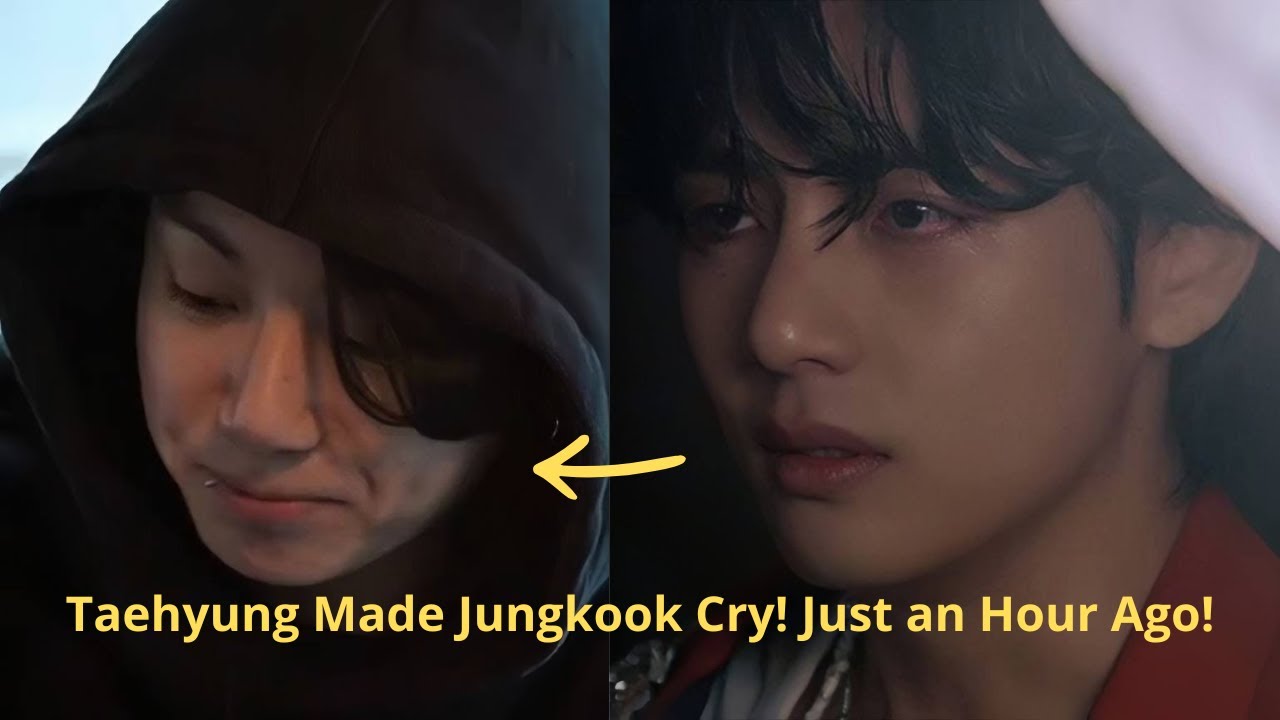 Всего час назад! Шокирующее признание Тэхёна довело Чонгука до слёз!