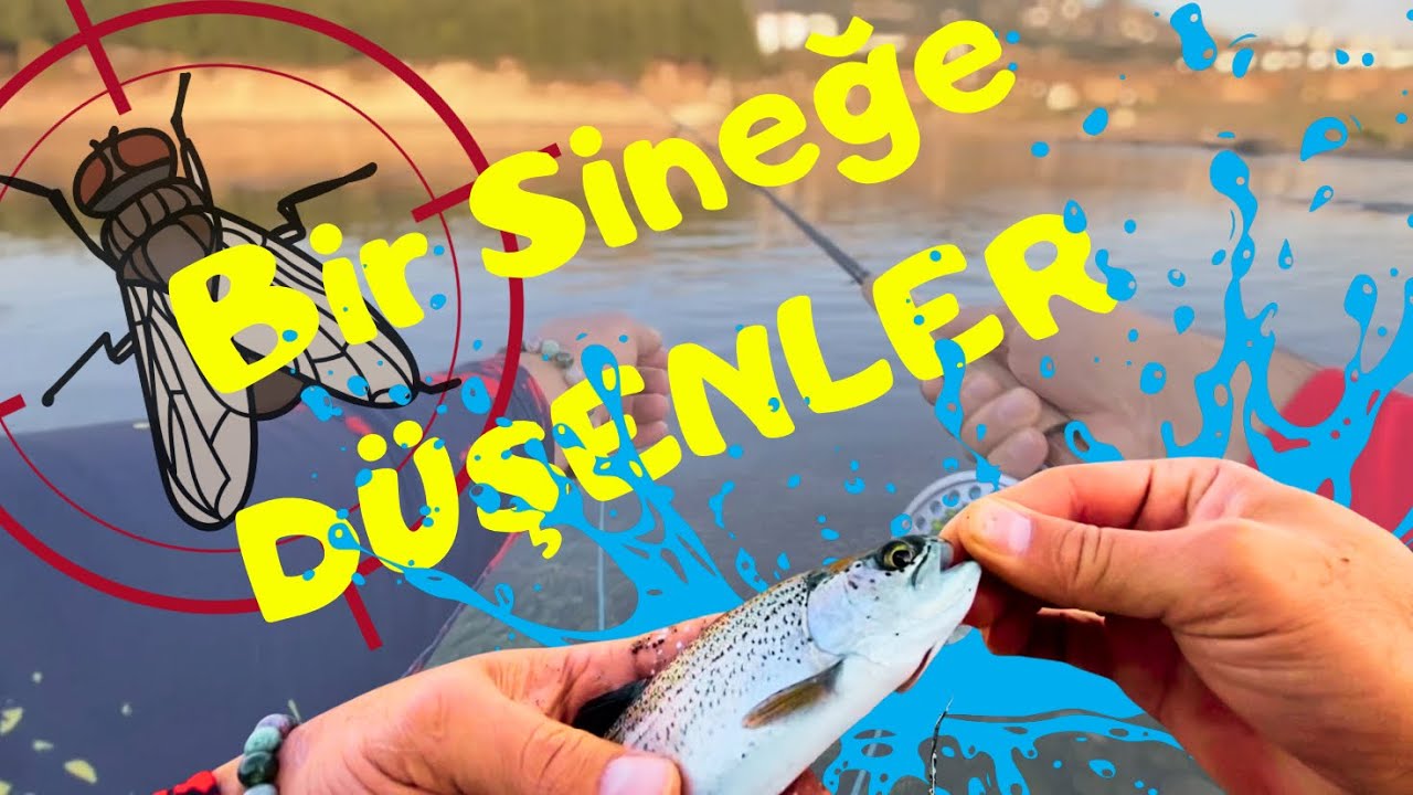 Sinekle KANDIRDIM 😱( fly fishing / alabalık)
