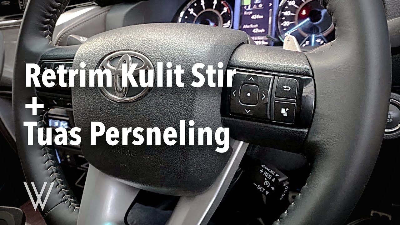 Retrim stir mobil dan tuas persneling: cara bongkar dan bungkus ulang cover kulit stir kendaraan