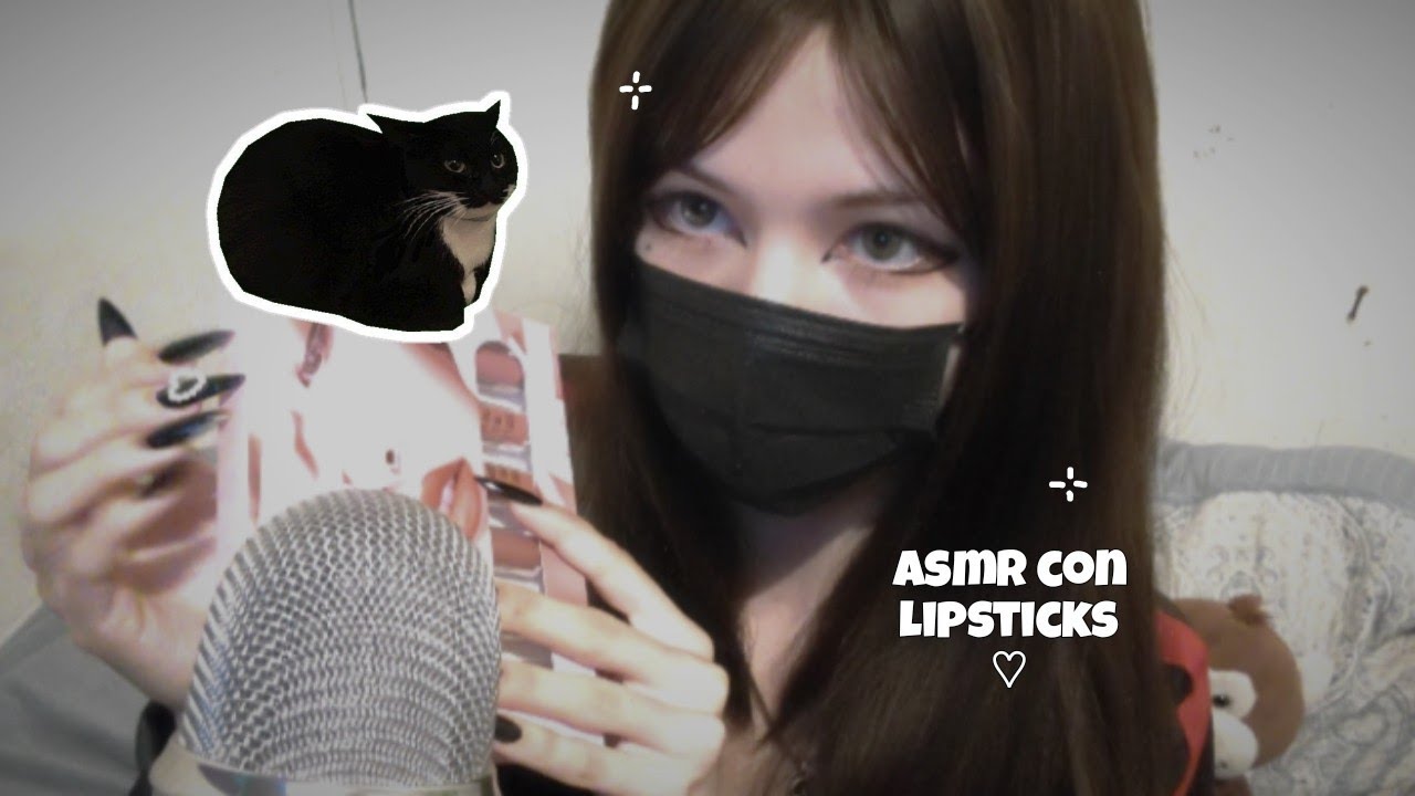 asmr español ♡ con lipsticks / labiales
