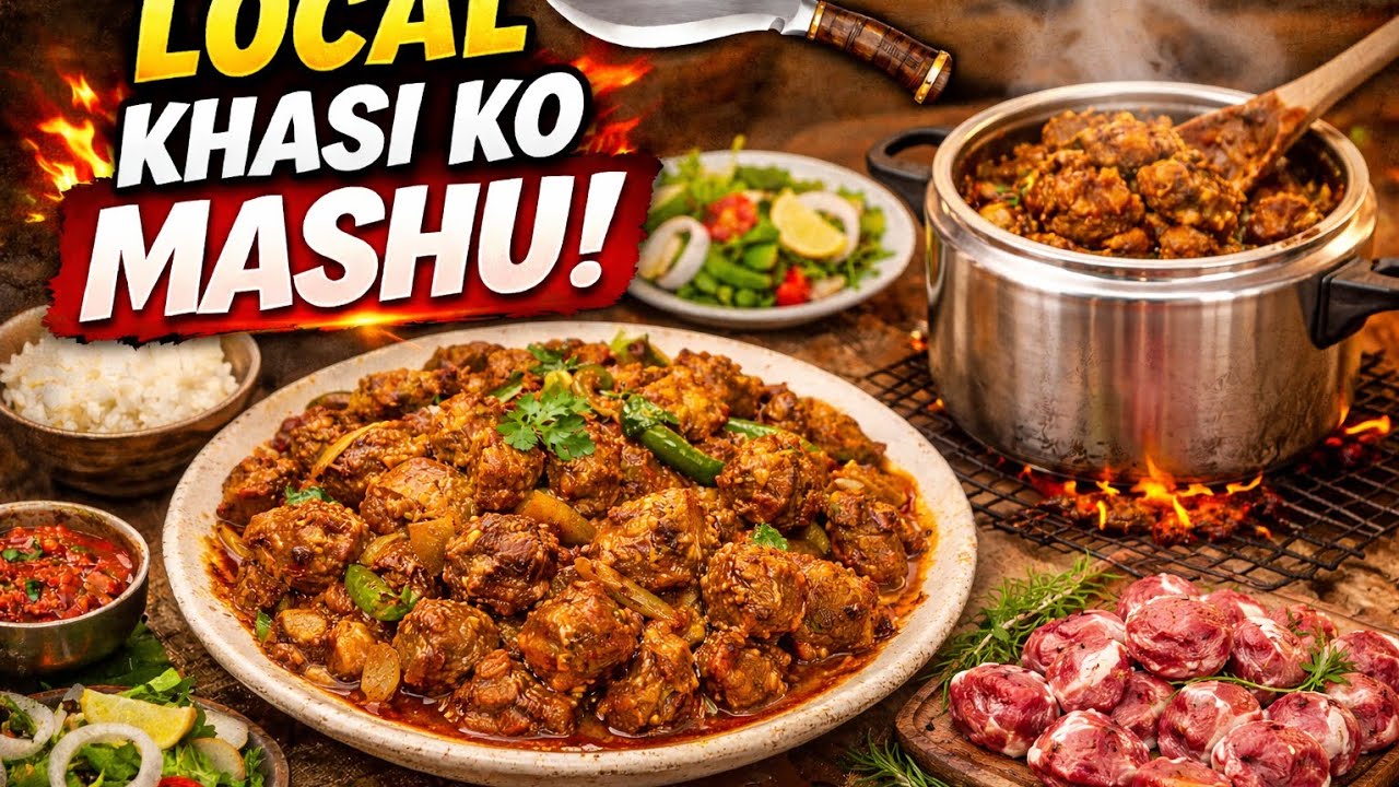 local mutton |Khasi ko mashu |