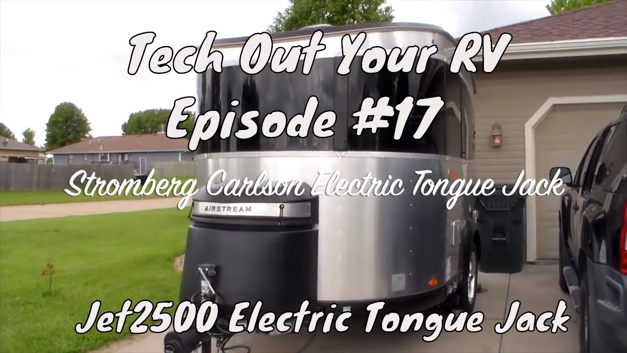 Airstream Basecamp Tech Out:Episode #17; Stromberg Carlson Jet-2500 Electric Tongue Jack