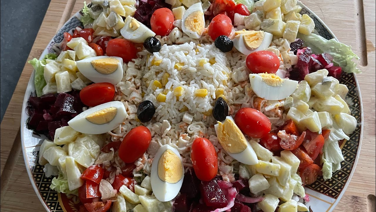 SALADE COMPOSÉE À LA MAROCAINE/ UNE CURE DE VITAMINES 😉