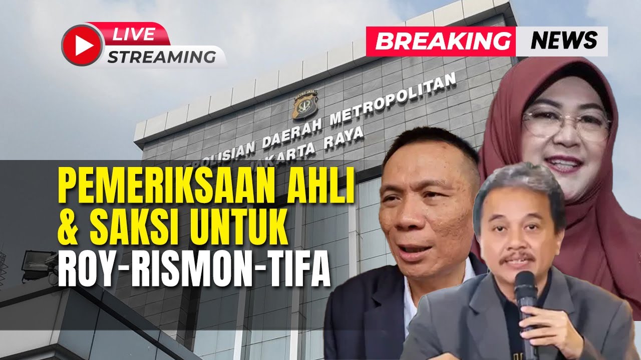 🔴BREAKING NEWS Kasus Ijazah Jokowi, Polda Periksa Ahli | 20/01