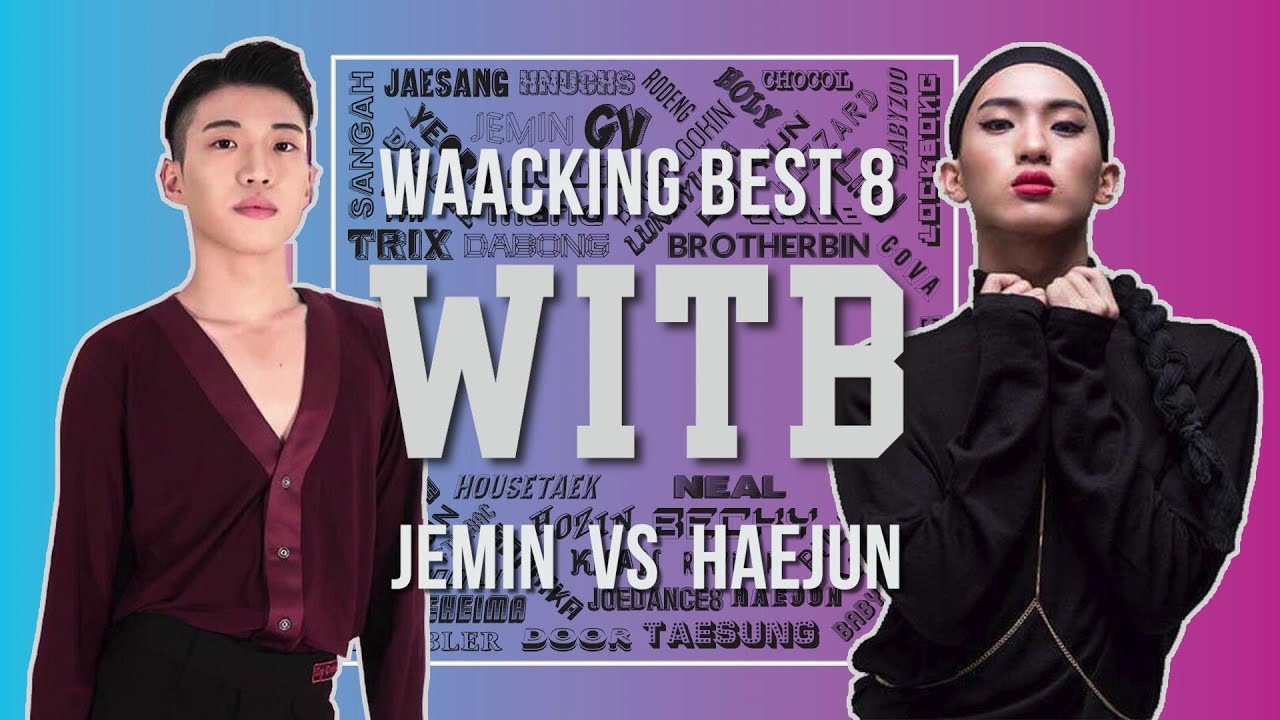 JEMIN vs HAEJUN｜Waacking Best8 @ WITB 2019｜LB-PIX