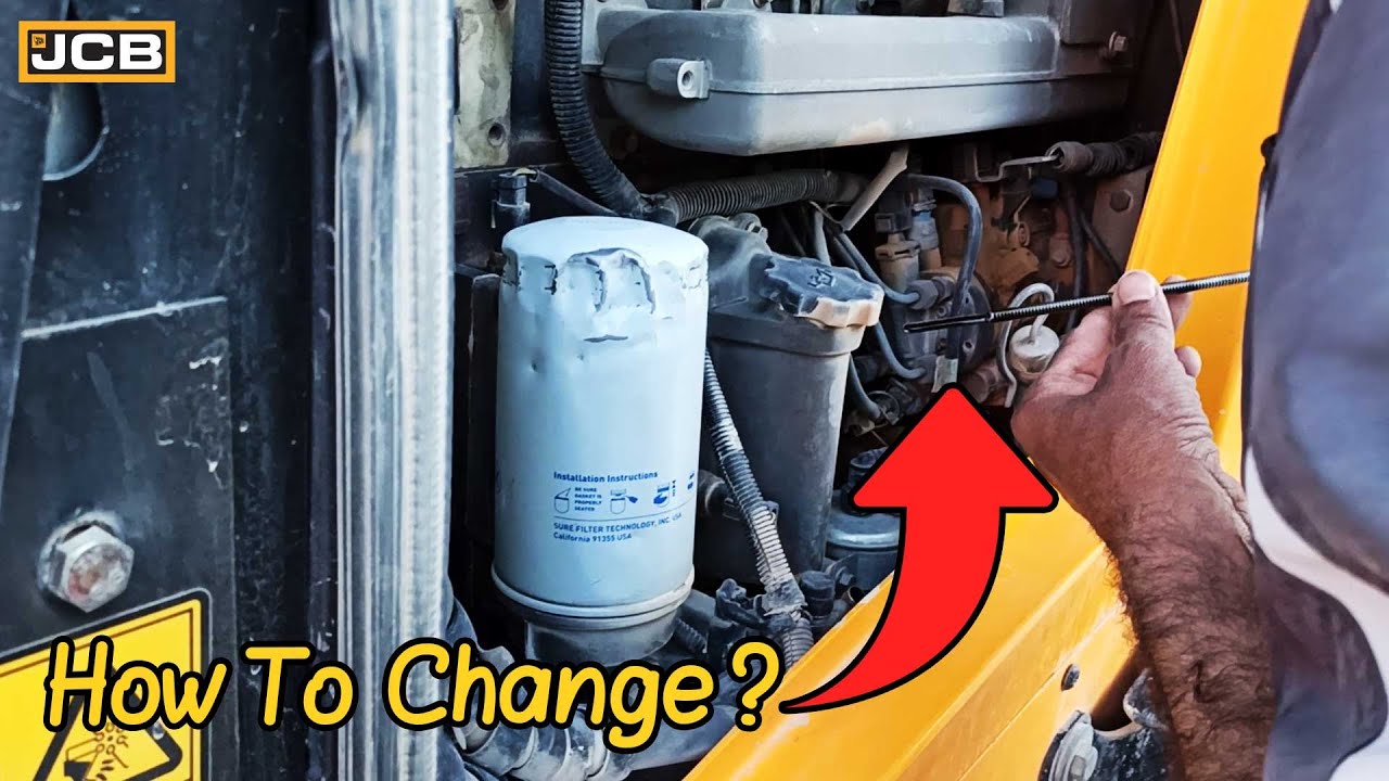JCB 3CX | ⚠ How to change the engine oil 👷 | New JCB Video