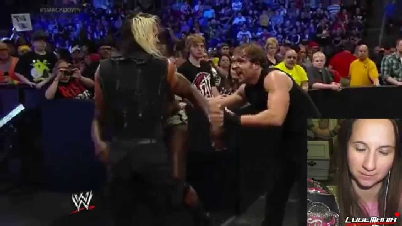 WWE Smackdown 4/25/14 The Shield vs 5 Main Event Live Commentary