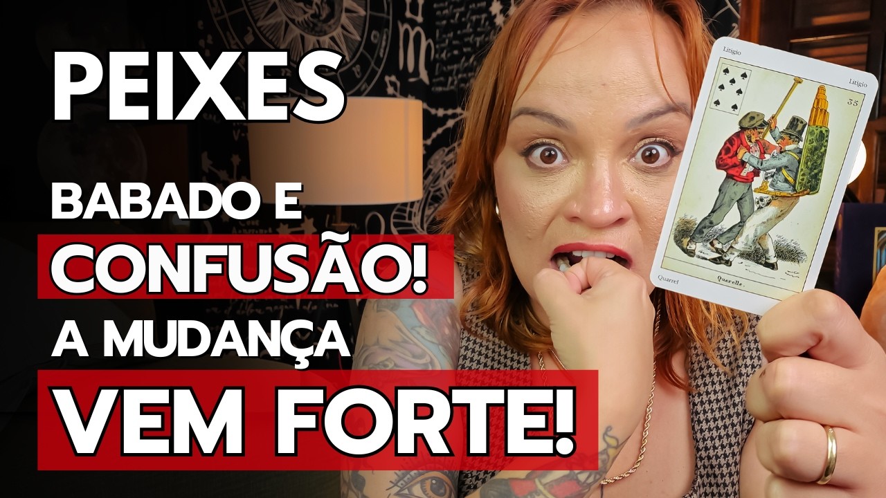 PEIXES JANEIRO 2026 -  BABADO E CONFUSÃO! ENERGIA POTENTE! A MUDANÇA CHEGA COM FORÇA ABSURDA!